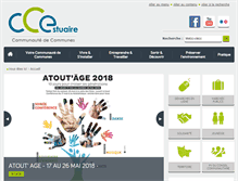 Tablet Screenshot of cc-estuaire.fr